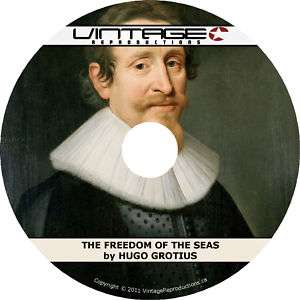 Freedom of the Seas by Hugo Grotius   International Law   Book on CD 