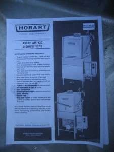 Hobart AM 12C Commercial Warewashing Dishwasher w/ Hatco Booster 