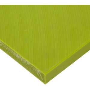 Ultra Slippery Oil Filled Cast Nylon 6 Sheet, ASTM D5989, Green, 1/4 