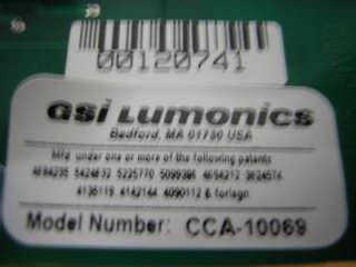 KLA Tencor GSI Lumonics X Y Scanner PCB CCA 10069 Pair  
