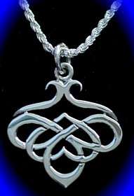 Celtic Knot of Infinity Silver pendant charm Jewelry  