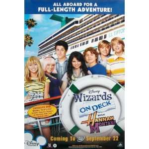  Disney Wizards on Deck w/ Hannah Montana Movie Poster 27 