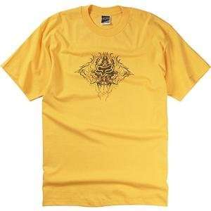  Fox Racing Youth New Tribe T Shirt   Youth Large/Yellow 