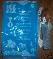 BURGER KING 2002 ICE AGE #1 CLIMB N SLIDE MANFRED MIP  