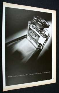 1974 JOY DE JEAN PATOU PERFUME PRINT AD  