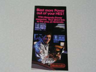 1989 or 90 Nintendo Power Ad brochure #1 NES Game Boy  