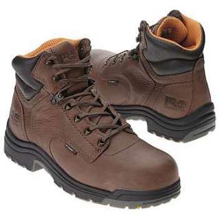 MENS TIMBERLAND PRO SERIES TITAN 26063 6 SAFETY TOE BROWN WORK BOOTS 