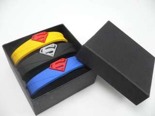 Super Hero Wristband Bracelet 3 Color Good Quality+++ man accessories 