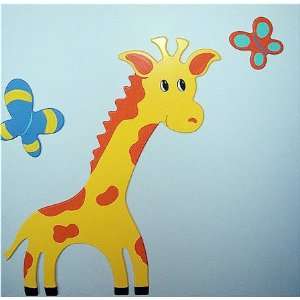  Giraffe 3D Wood Wall Decor