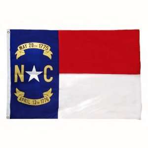  North Carolina Flag 12X18 Foot Nylon Patio, Lawn & Garden