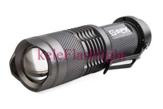 SIPIK 3W 60 Lumen AA CREE Q3 LED Zooma Flashlight Torch  