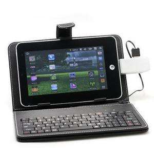 Leather Case USB Keyboard For 7 Android Tablet PC ePad aPad MID 