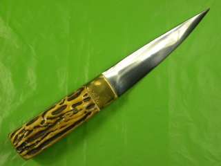 RARE US George HALE Custom Made Fighting Hunting Knife  