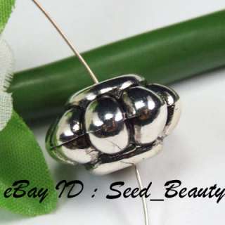 Fgp0490 50x Silver Plated CCB Beads 12mmx19mm s$2  