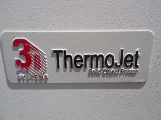 3D Systems ThermoJet 2000 Solid Object Rapid Printer  