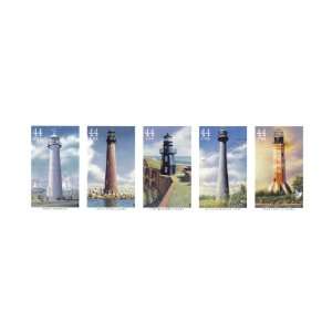  2009 GULF COAST LIGHTHOUSES #4413 Strip of 5 x 44 cents US 