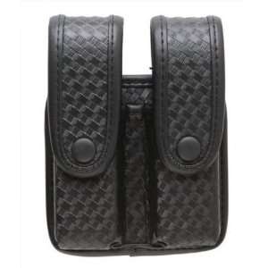 Uncle Mikes Mirage Fitted Pistol Mag Cases   Plain: Divided Case w 
