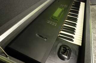 KORG M1 synthesizer workstation w/ flight case & pedals  