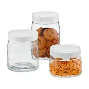  FlipTop Glass Canister: Kitchen & Dining