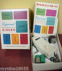 Singer Buttonholer for Slant Needle Zig Zag Machines  