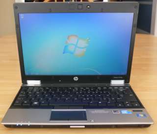 12.1 HP Elitebook 2540p Notebook ~ Core i7 2.13ghz ~ 4gb ~ 250gb 