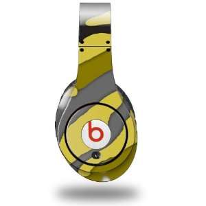  Camouflage Yellow Decal Style Skin (fits genuine Beats 