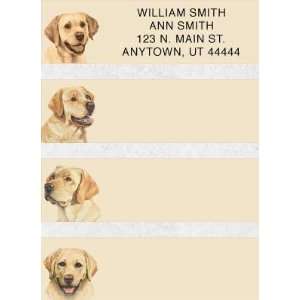  Yellow Lab Set of 150 Address Labels: Office Products