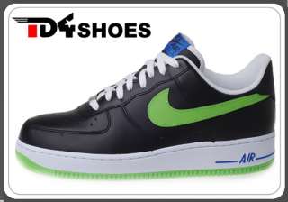 Nike Air Force 1 Low Black Hulk Mean Green Shoes 315122031  