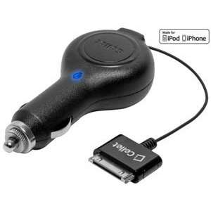   Retractable Car Charger For Ipod Nano 4g (Chromatic) 
