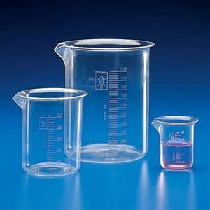   Beaker, PMP (TPX), Molded Graduations, 500mL