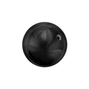  5811 12mm Round Pearl Large Hole Mystic Black: Arts 