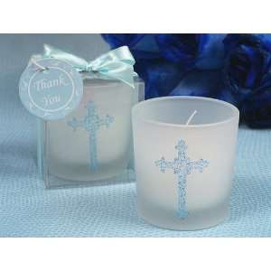   Jun 12 Blessed Events Cross design candle holder: Home & Kitchen