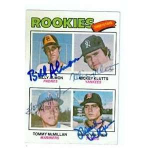   Yankees) Tommy McMillan (Mariners) & Mark Wagner (Tigers) 1977 Topps