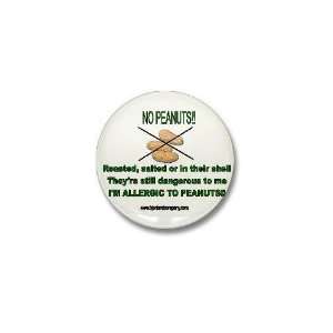  Peanut Allergy/ Baby Mini Button by CafePress: Patio, Lawn 