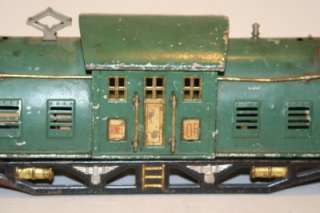 Pre War Lionel Peacock Green #10E Standard Gauge Train Engine 
