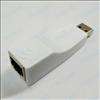 White Ethernet 10/100 Network Adapter USB To LAN RJ45  