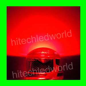 10p 0.5W 5 Chips 8mm StrawHat Red LED Light 100,000mcd  