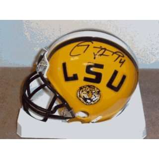    Mark Clayton Signed Mini Helmet   LSU Tigers: Sports & Outdoors