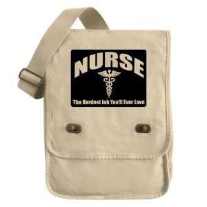   Bag Khaki Nurse The Hardest Job Youll Ever Love 