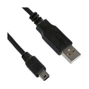  6ft Mini USB 5Pin Male to USB TypeA Cable for Enclosures 