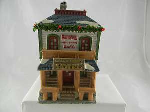 Christmas Village Building Decoration Holiday House Hotel and Cafe 