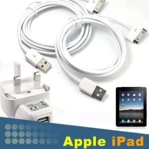   Foot Feet USB Cable Cord For iPad iPad2 2 iPhone 4S White: Cell