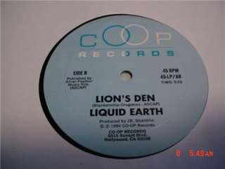 VINYL RECORD LIQUID EARTH   Molten Rock ULTRA RARE PRIVATE US Metal 12 