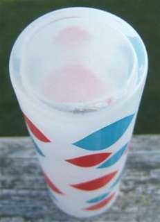 VINTAGE DAIRY QUEEN 12 OUNCE FROSTED GLASS TALL DQ  