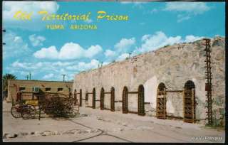 YUMA AZ Old Territorial Prison Jail Vintage Postcard  