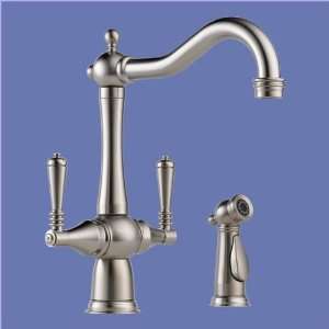  Brizo Faucets 62136LF SS Two Handle Kitchen Faucet With 