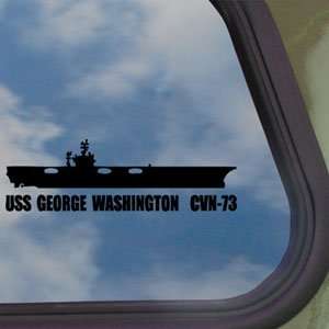  USS GEORGE WASHINGTON CVN 73 Navy Black Decal Car Sticker 