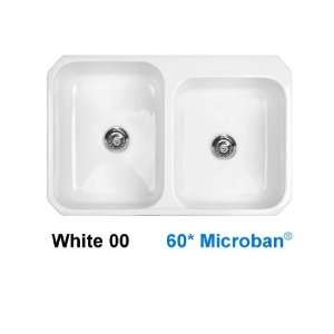 CorStone 64200 White Pocasset Pocasset Double Bowl 60/40 Undermount or 