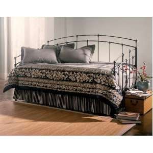   Group Fenton Black Walnut Metal Daybed with Link Spring: Home