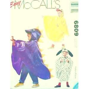 McCall 6809 sewing pattern makes Toddlers and Kids Poncho Costumes Dog 